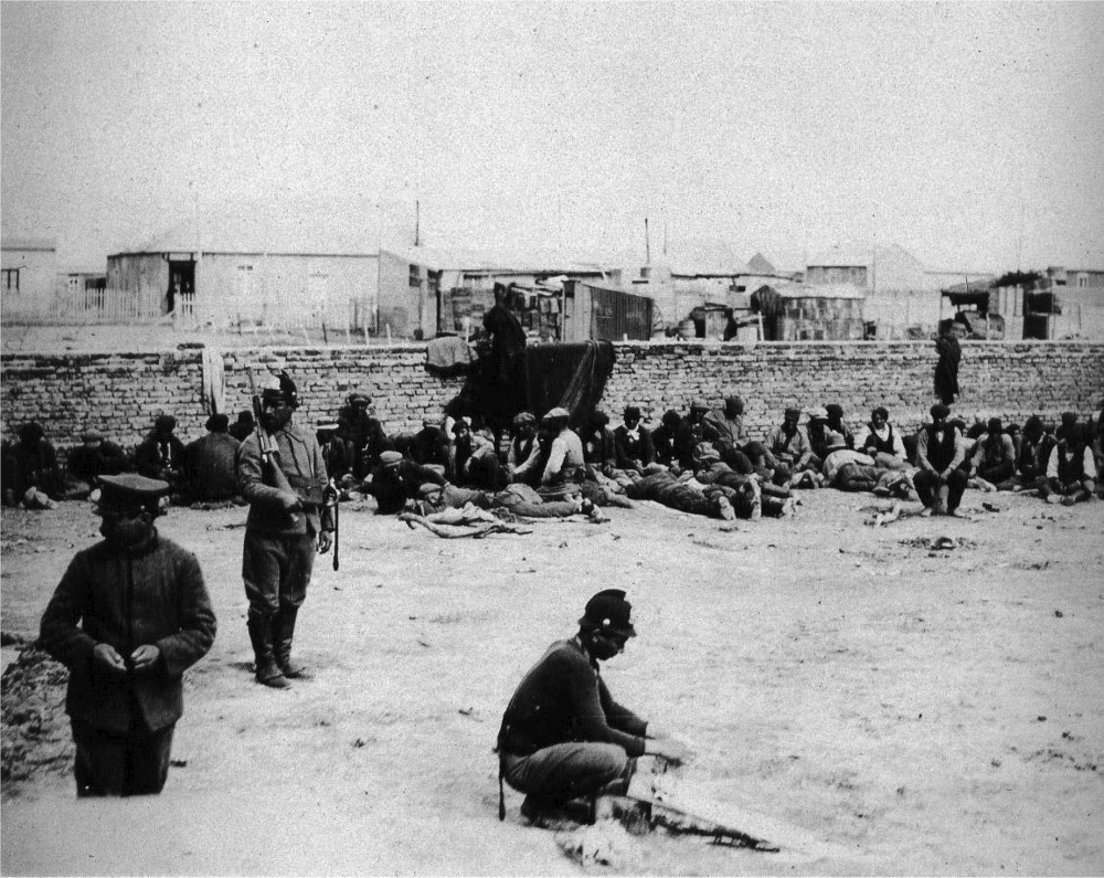 Obreros presos en la cárcel de San Julián. Foto gentileza de Luis Milton Ibarra Philemon