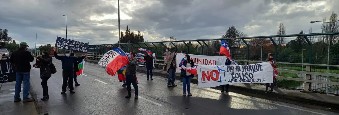 "¡No escuchan a la gente!": Comunidades de la provincia del Biobío siguen movilizadas ante proyectos de parques eólicos de AES Chile