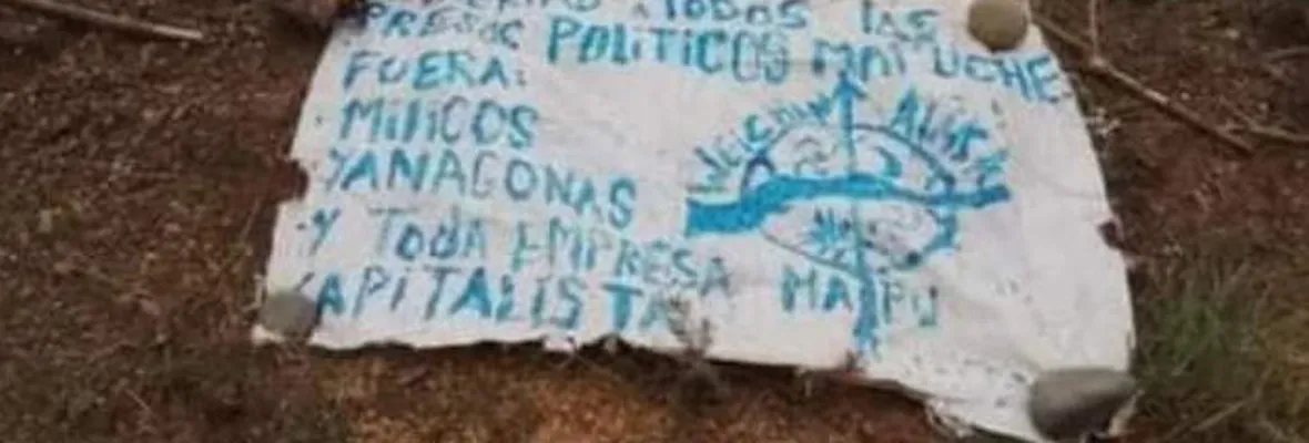 Resistencia Mapuche destruyó campamento forestal en Carahue