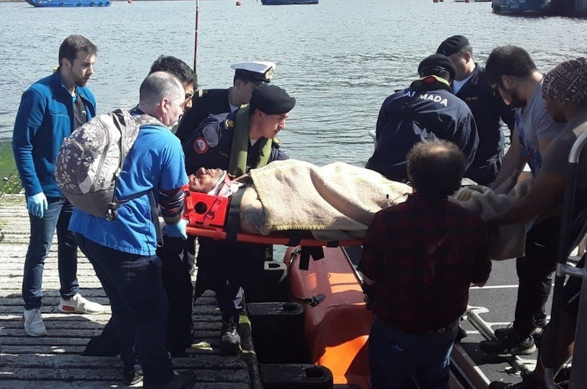 Trabajador accidentado Salmones Chile
