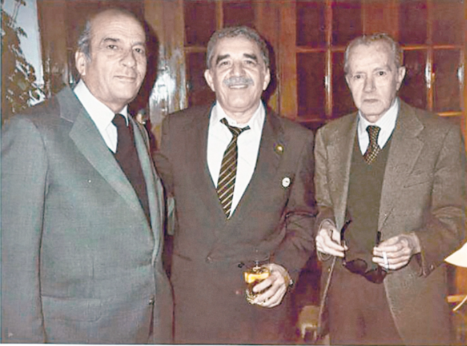 Pablo González Casanova, Gabriel García Márquez y Juan Rulfo. Foto Archivo La Jornada