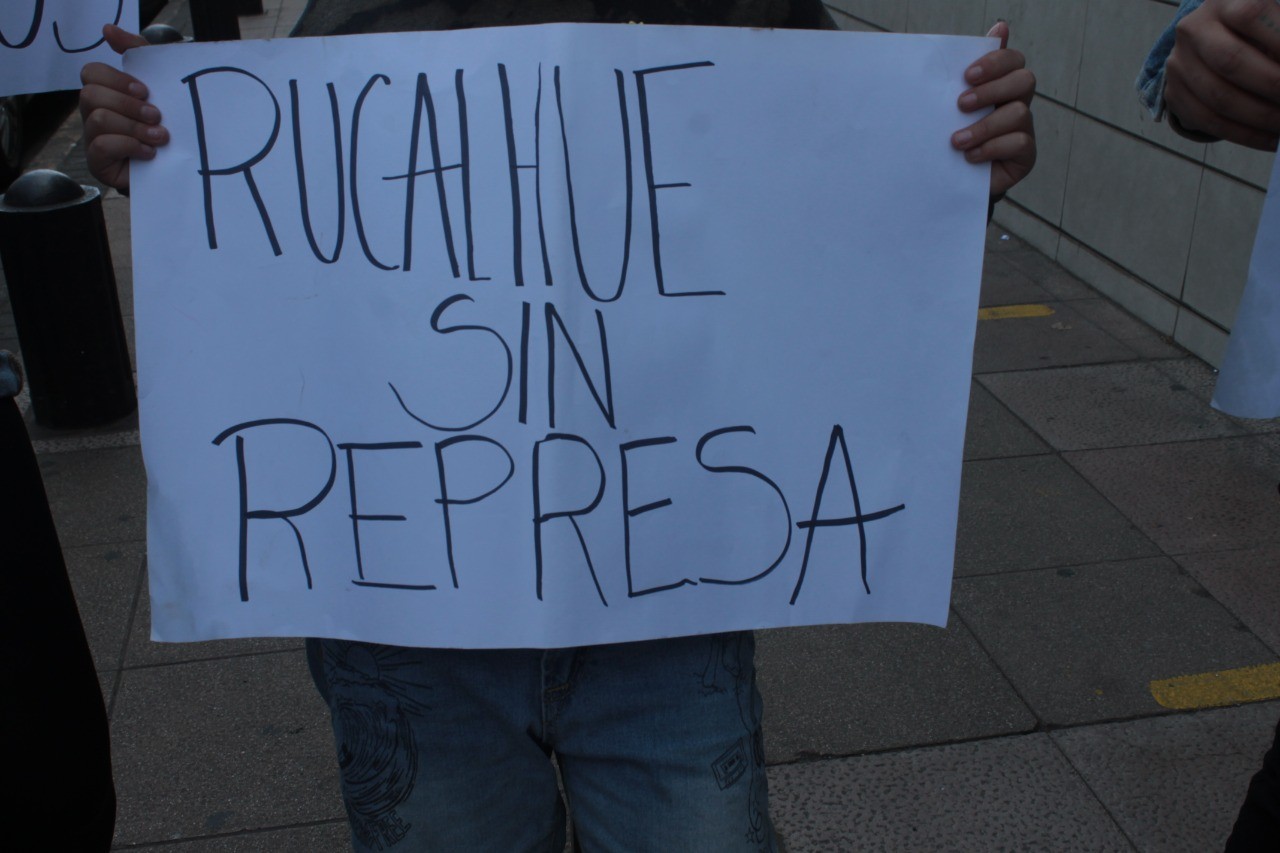 Protestas contra central hidroeléctrica rucalhue