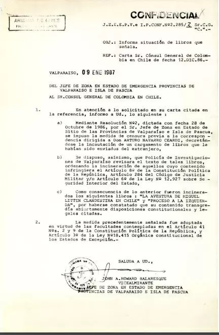 orden de quema de libros GM