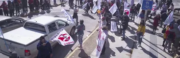 Biobío: Federación Nacional de Pobladores se manifestó por el Apruebo y el derecho a la vivienda digna