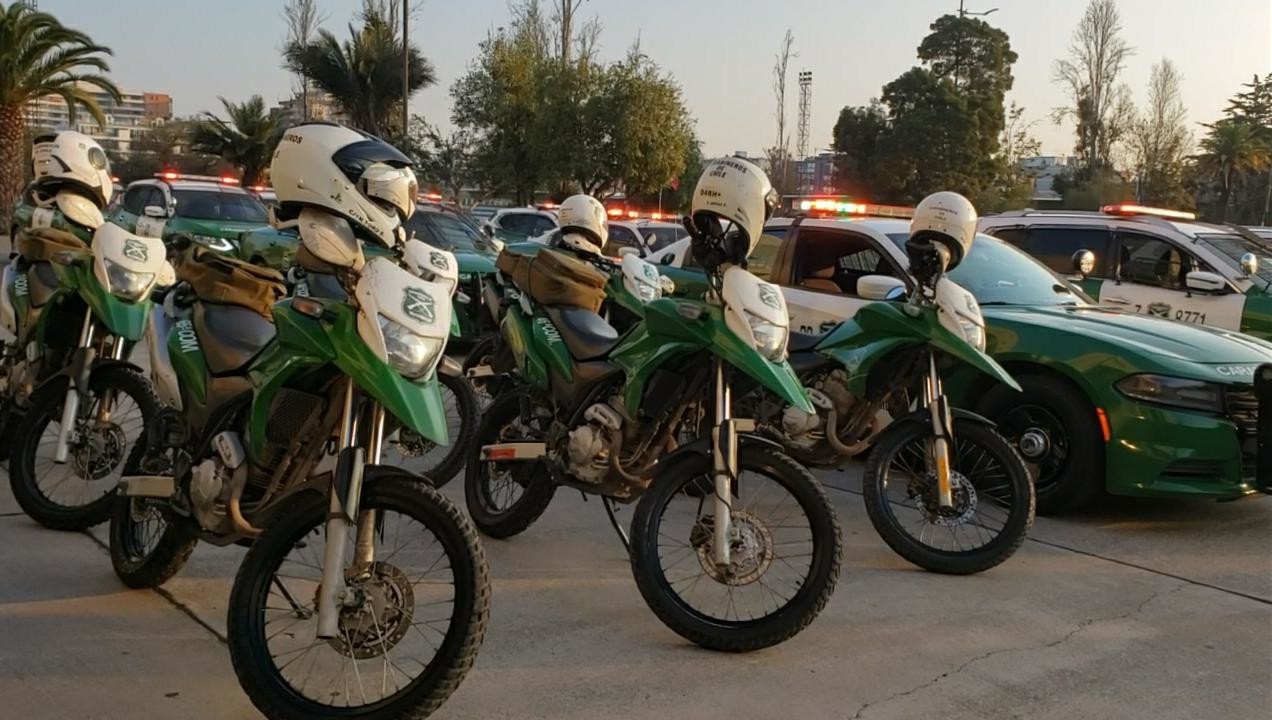 carabineros motos