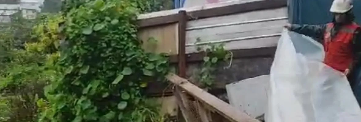 Inminente deslizamiento de tierra en Concepción: Vecinos de la Agüita de la Perdiz acusan deficiencias en plan de manejo de aguas lluvias
